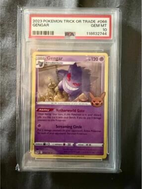 2023 Pokemon Trick or Trade #086 Gengar Graded GEM MT 10